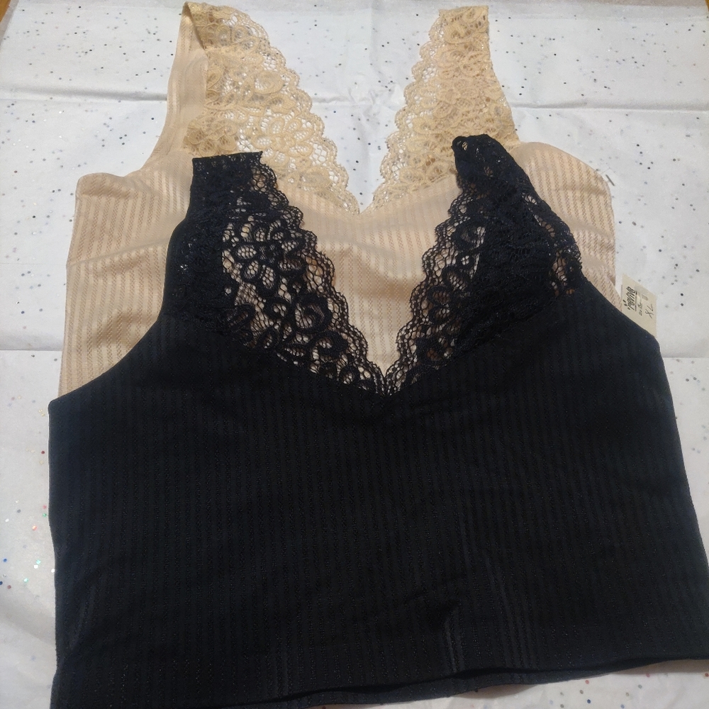 NWOT Isadora Paccini Second Skin Sports Bra-2 pack XL